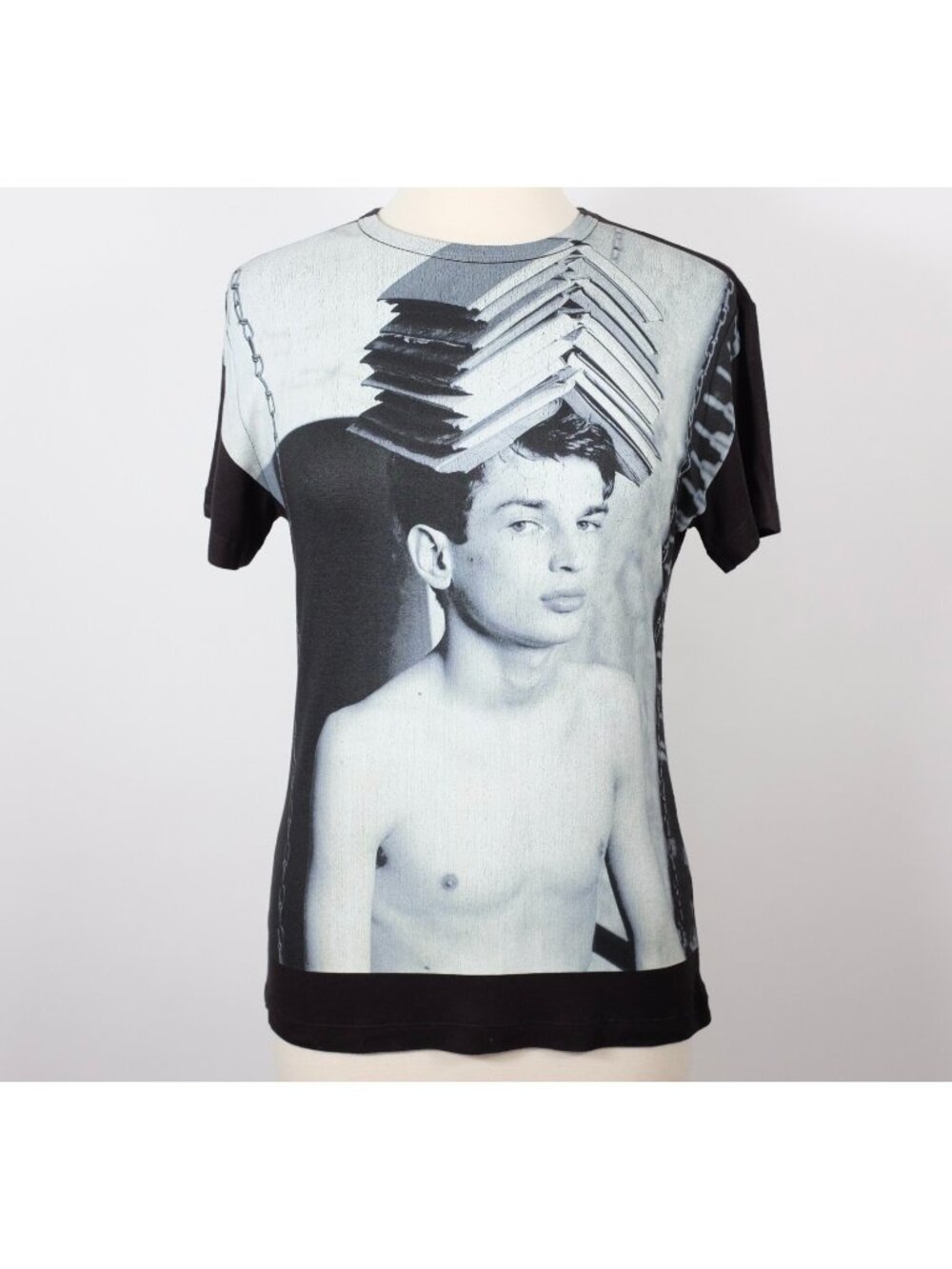 Vintage Y2K Versus Versace T shirt Bruce Weber print 38 US 2